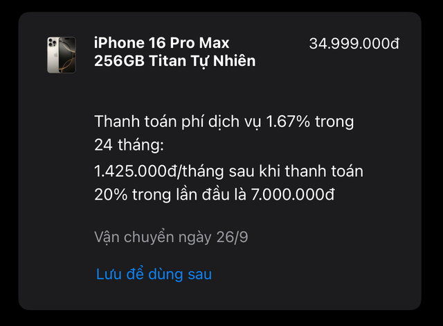 Giờ này năm ngoái còn "cháy hàng", vậy mà giờ màu Titan Tự nhiên đã bị người Việt hắt hủi trên iPhone 16 Pro Max- Ảnh 4.